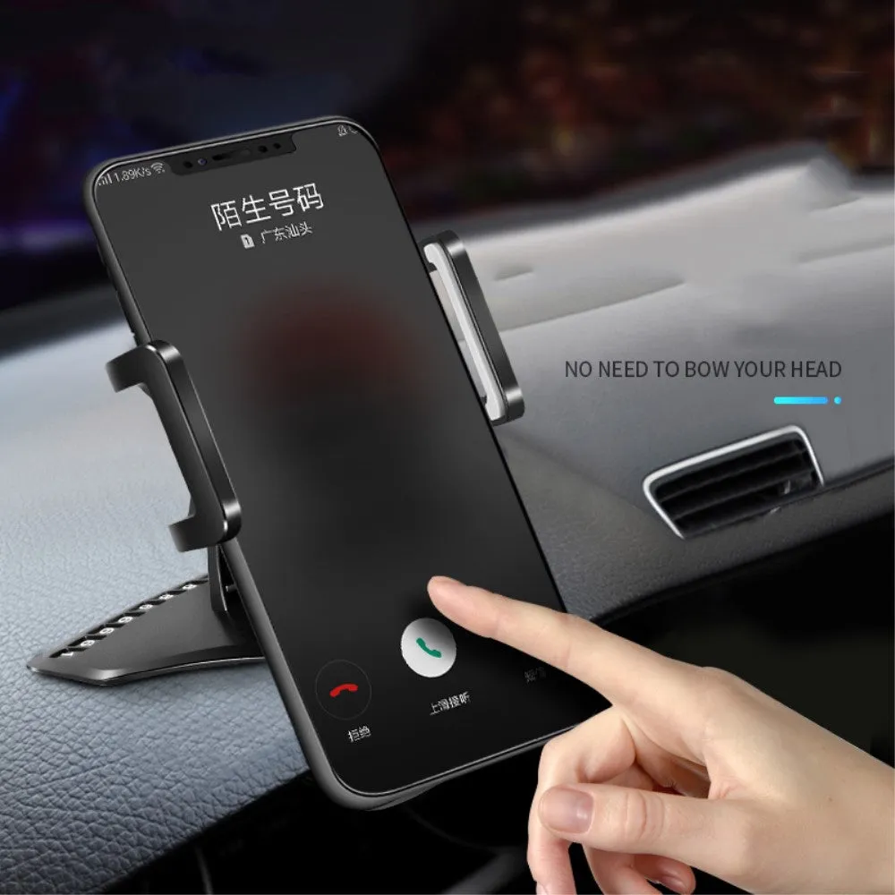 3 in 1 Car GPS Smartphone Holder: Dashboard / Visor Clamp   AC Grid Clip for Allview P5 Lite - Black