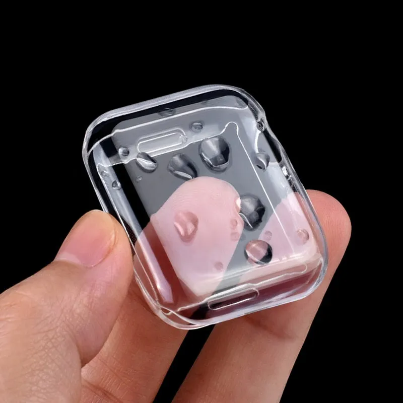 360 Cover for Apple Watch Case Soft Clear TPU Screen