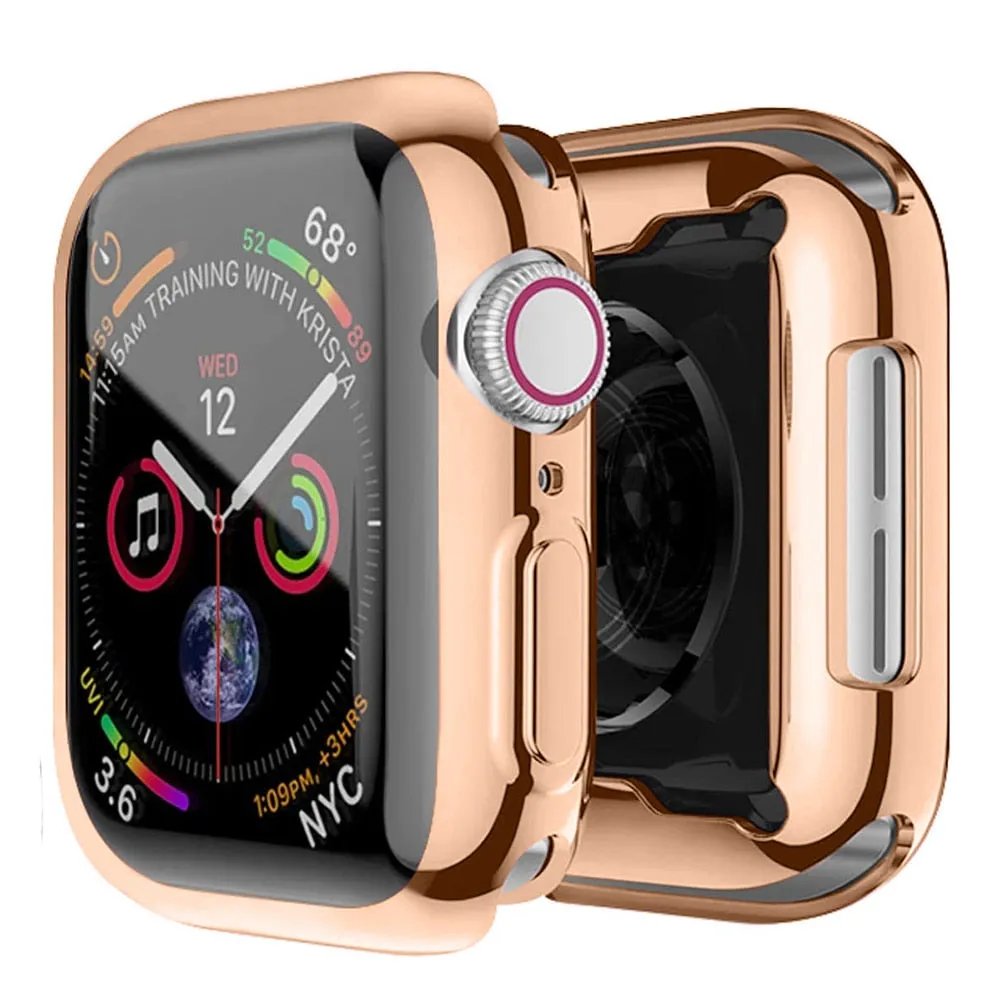 360 Cover for Apple Watch Case Soft Clear TPU Screen