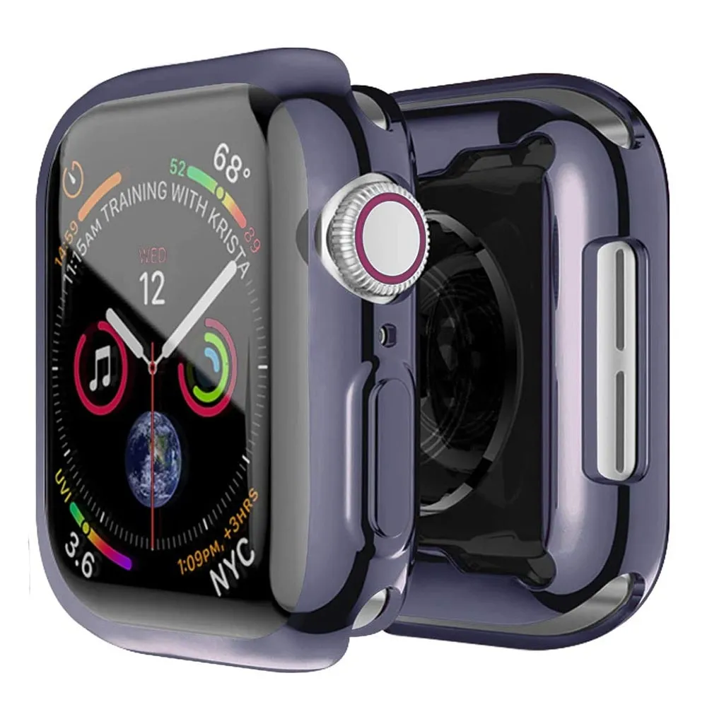 360 Cover for Apple Watch Case Soft Clear TPU Screen