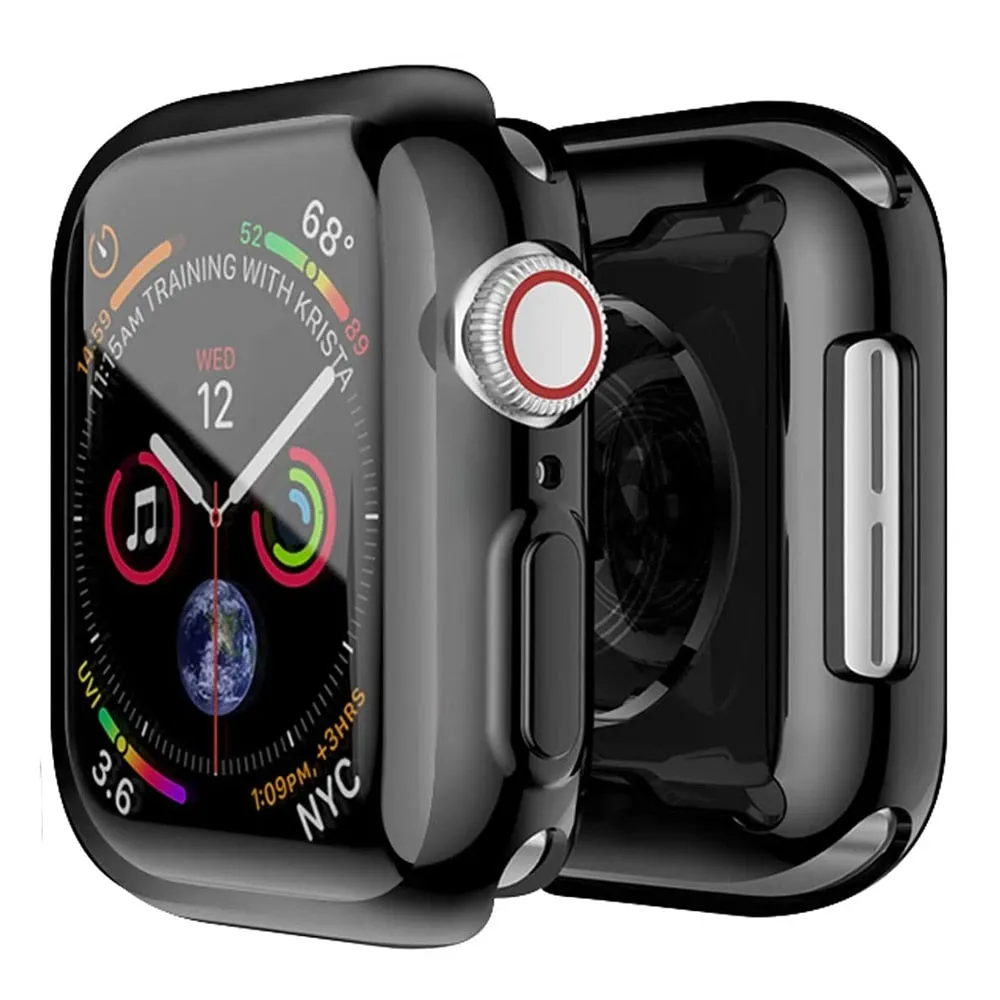 360 Cover for Apple Watch Case Soft Clear TPU Screen