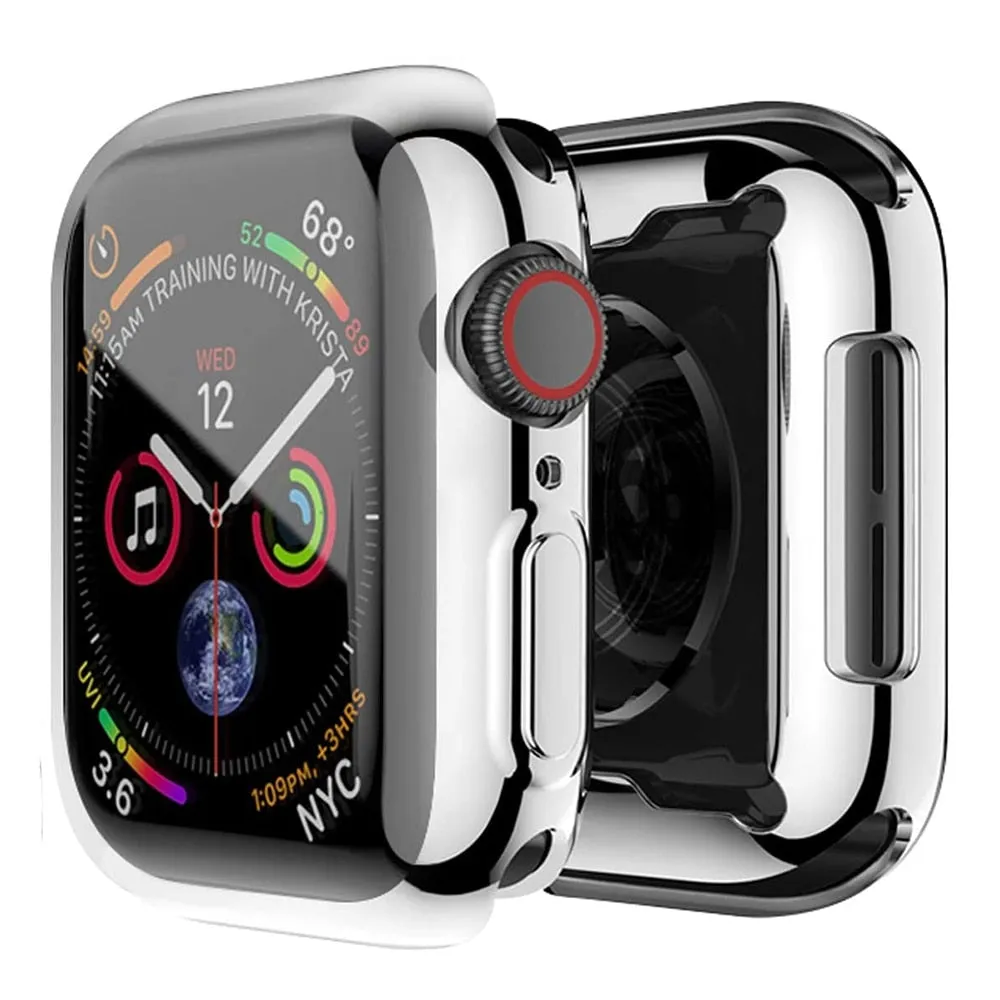 360 Cover for Apple Watch Case Soft Clear TPU Screen