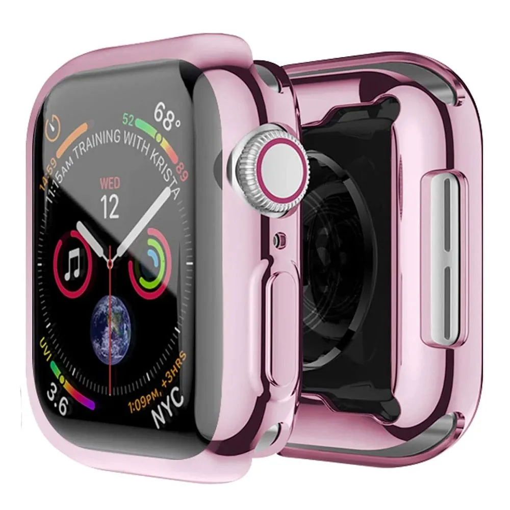 360 Cover for Apple Watch Case Soft Clear TPU Screen
