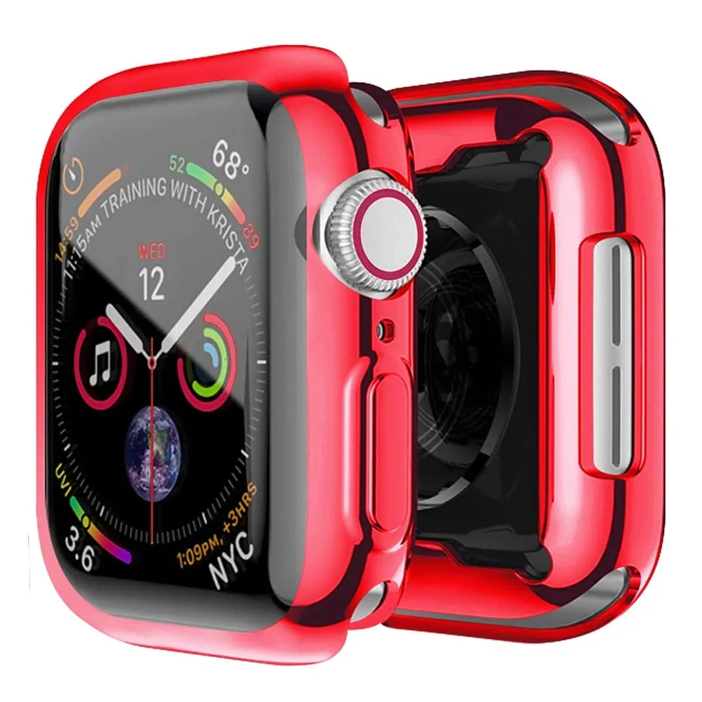 360 Cover for Apple Watch Case Soft Clear TPU Screen