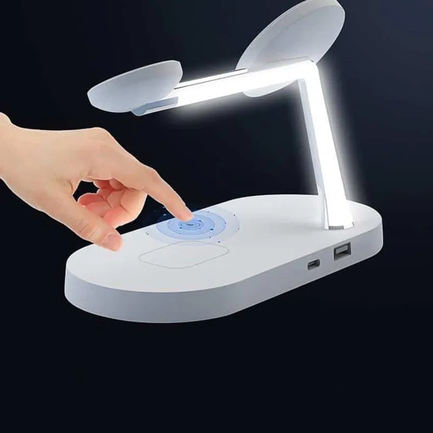 5-In-1 Magnetic Fast Wireless Charger White
