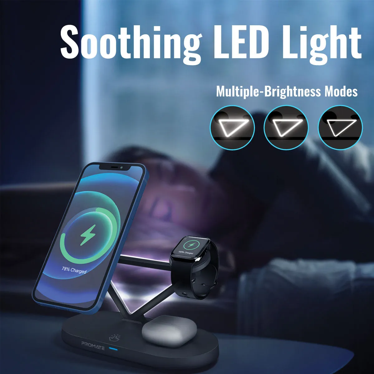 5-in-1 Multi-Device Wireless Charging Station