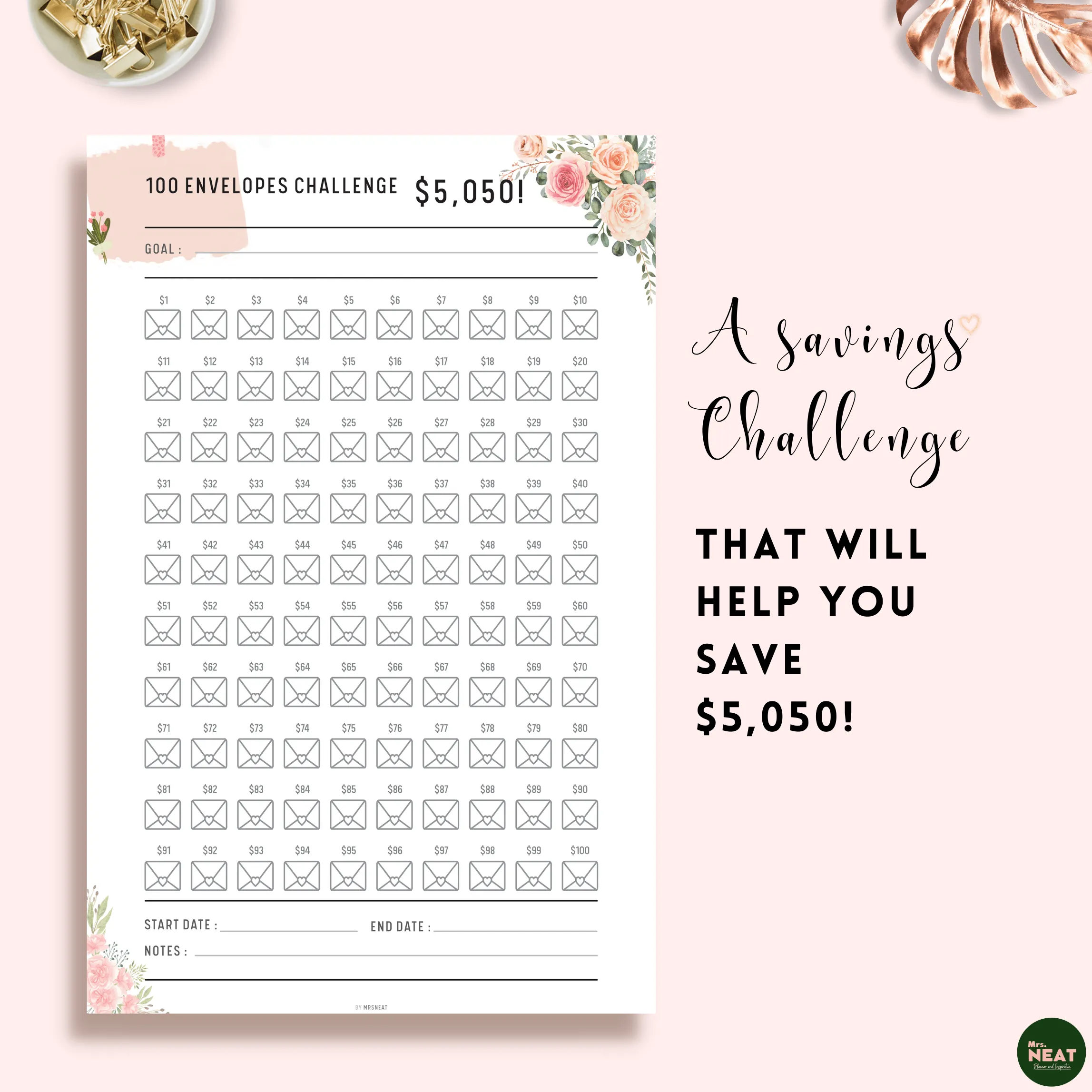 $5,050 in 100 Envelopes - M097/98