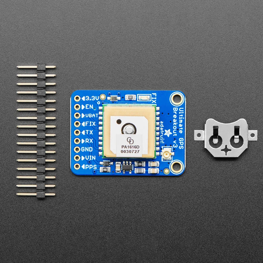 Adafruit Ultimate GPS Breakout with GLONASS   GPS - PA1616D - 99 channel w/10 Hz updates