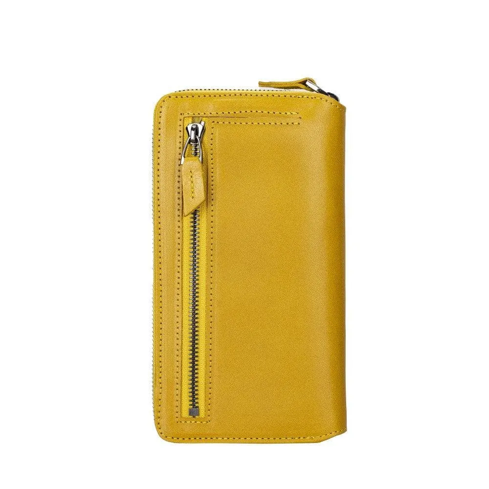Apple iPhone 14 Series Detachable and Zipper Leather Wallet Case Apple iPhone 14 iPhone 14 Pro iPhone 14 Pro Max iPhone 14 Plus