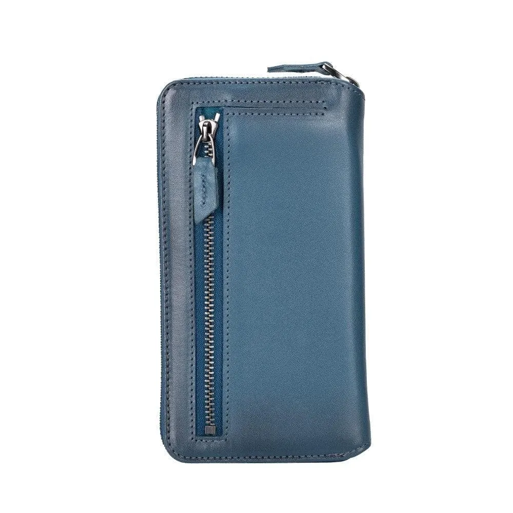 Apple iPhone 14 Series Detachable and Zipper Leather Wallet Case Apple iPhone 14 iPhone 14 Pro iPhone 14 Pro Max iPhone 14 Plus
