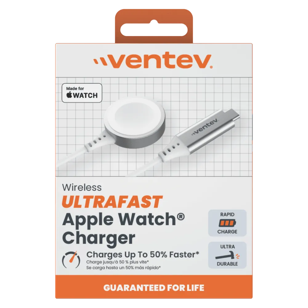 Apple ULTRAFAST Wireless Apple Watch Charger by Ventev