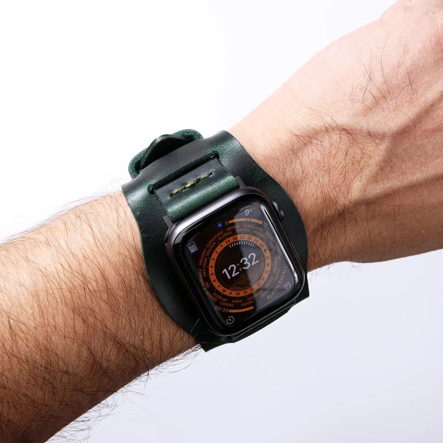 Apple Watch Bund Strap - Forest Green