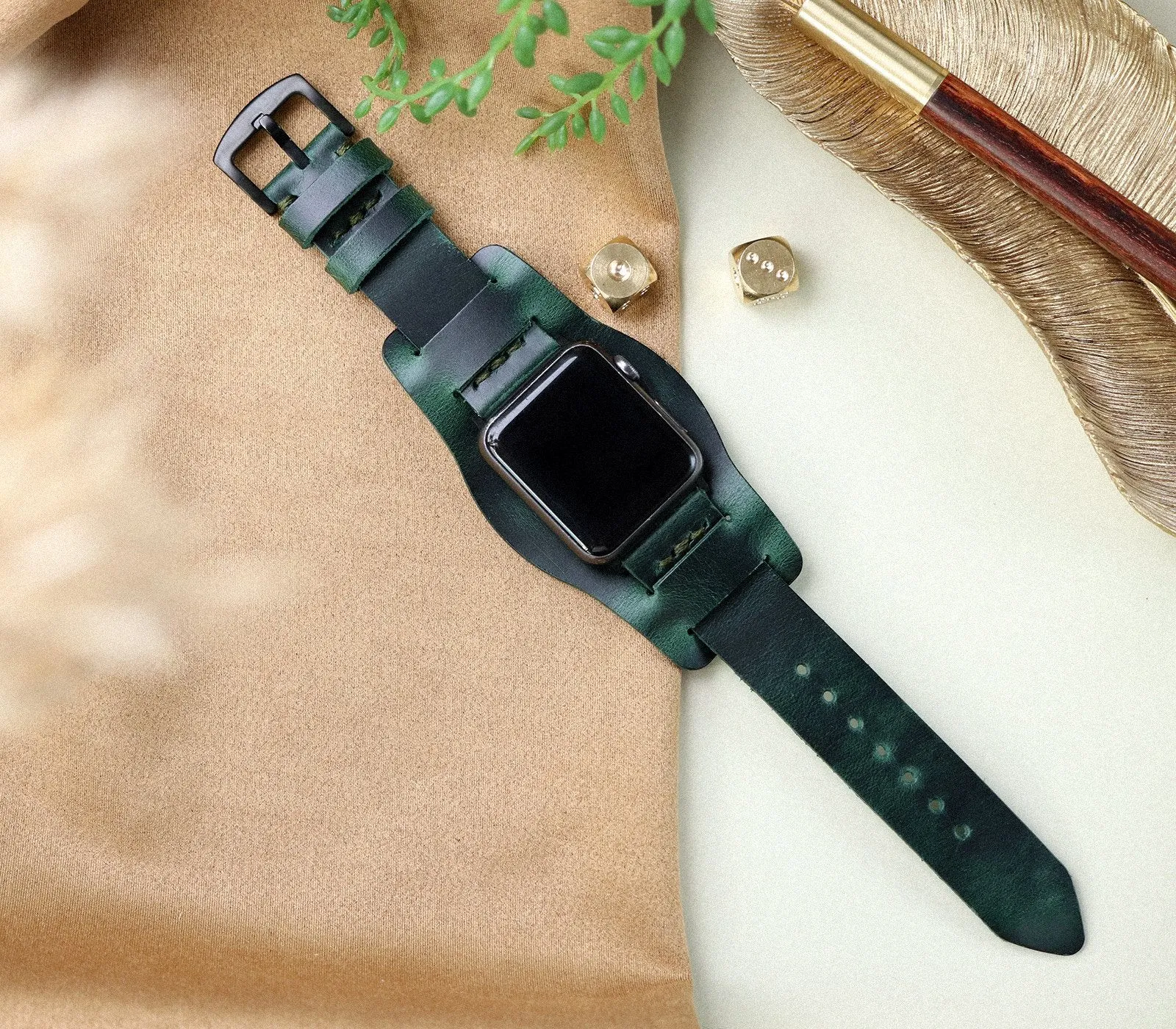Apple Watch Bund Strap - Forest Green