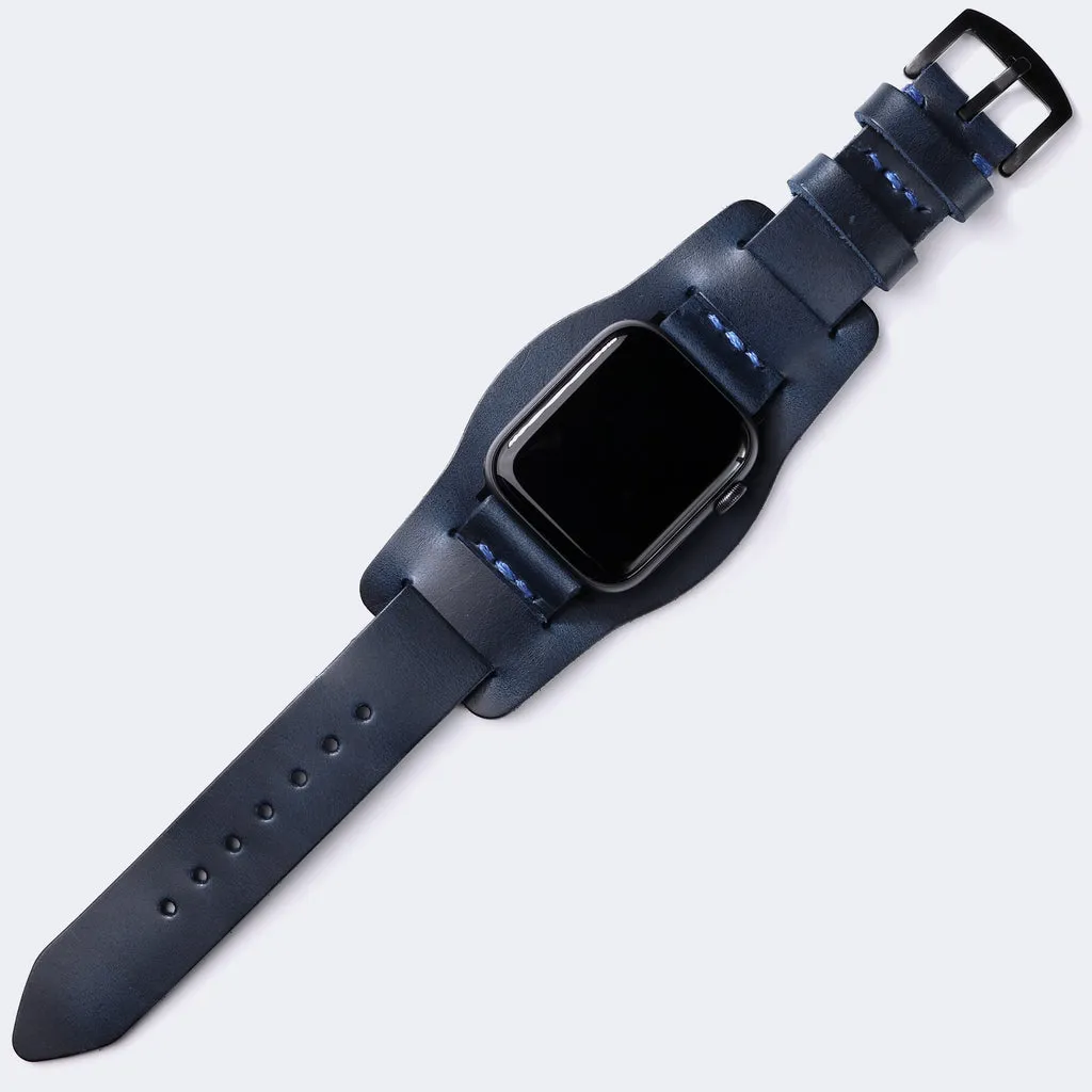 Apple Watch Bund Strap - Indigo Blue