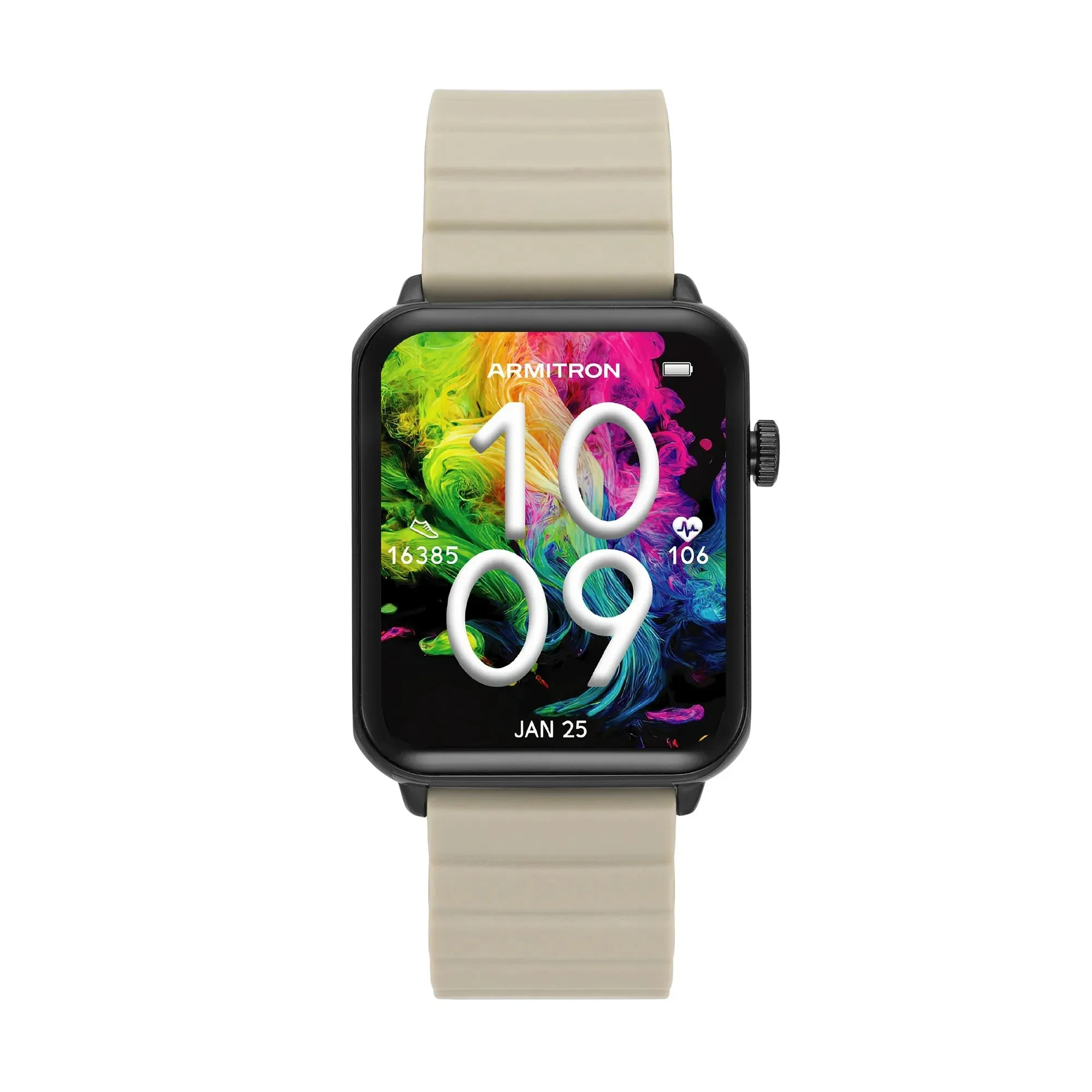 Armitron Connect 42/1006BKTPWM Unisex Matrix Smartwatch - Amoled Display - Grey Magnetic Silicone Band