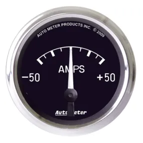 AutoMeter Gauge Ammeter 2-1/16in. 50A Electric Cobra
