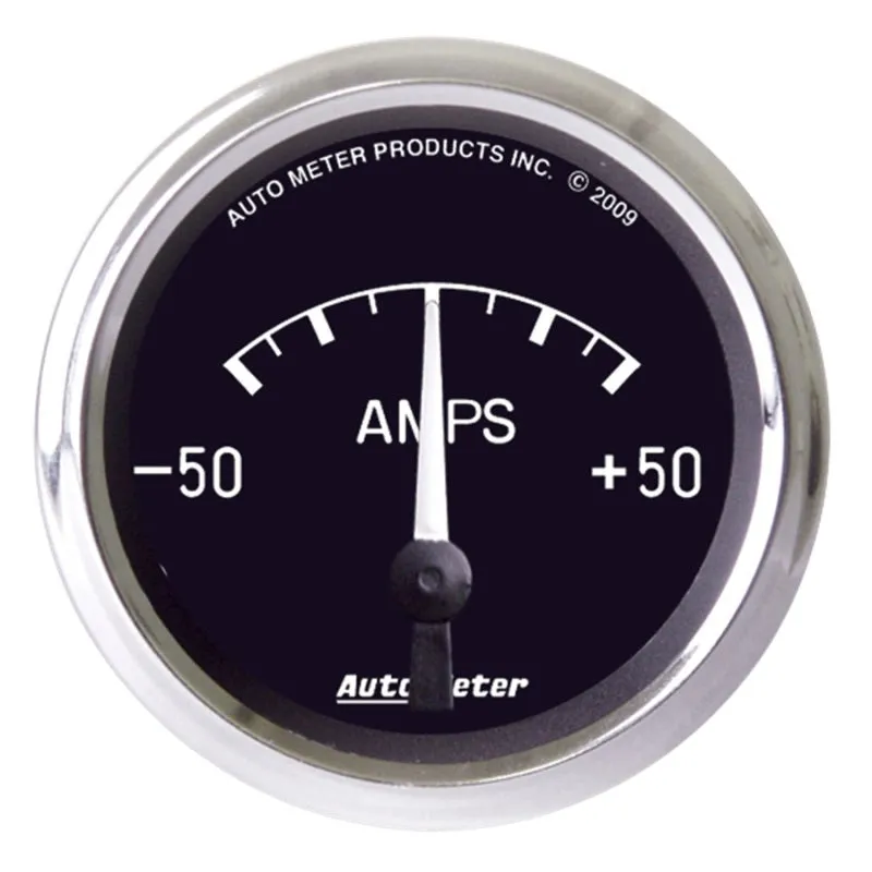 AutoMeter Gauge Ammeter 2-1/16in. 50A Electric Cobra