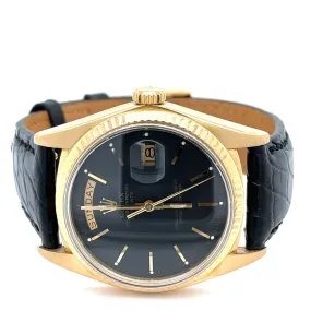 Black Dial Presidents Rolex Watch at Regard Jewelry in Austin, Texas