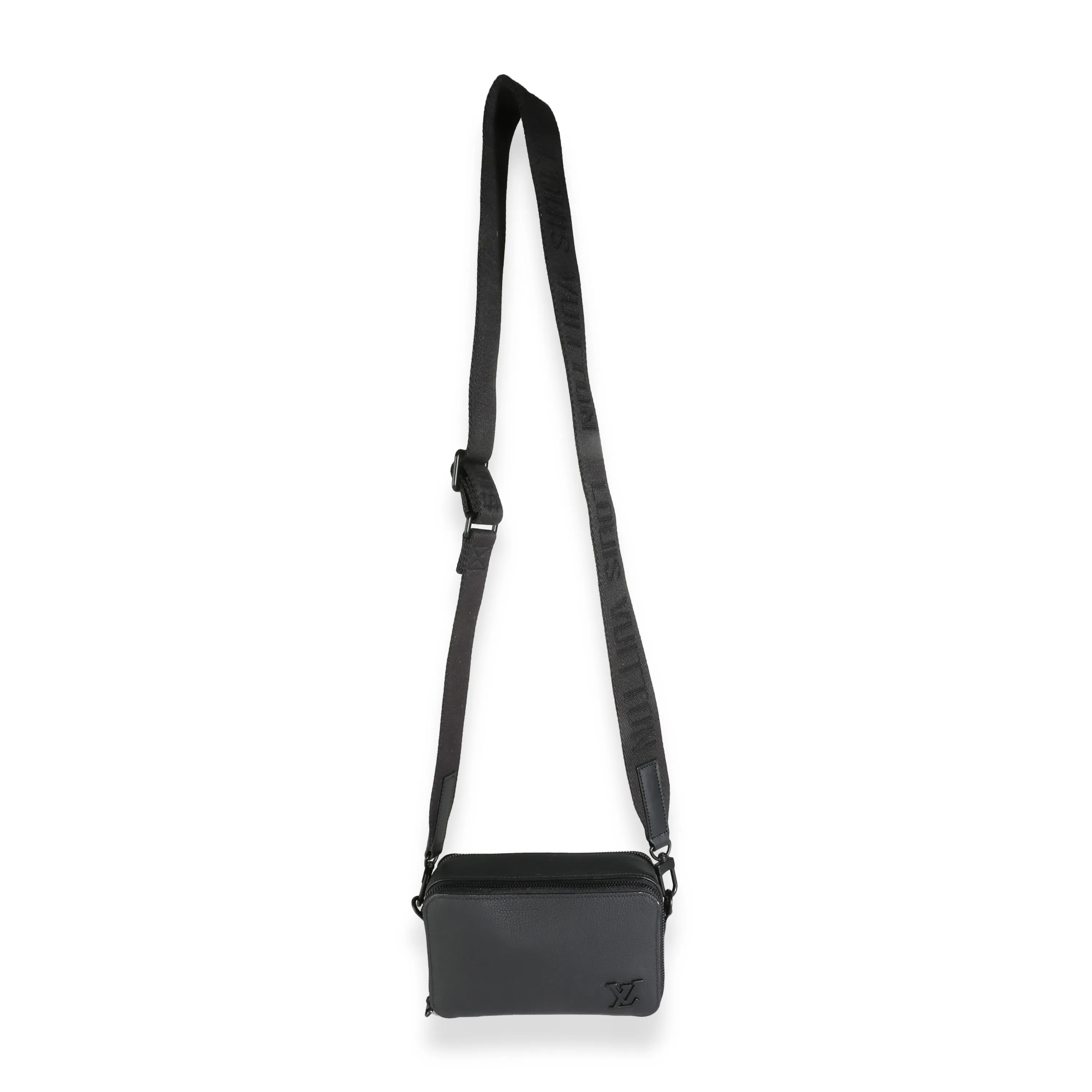 Black Taurillon Alpha Wearable Wallet