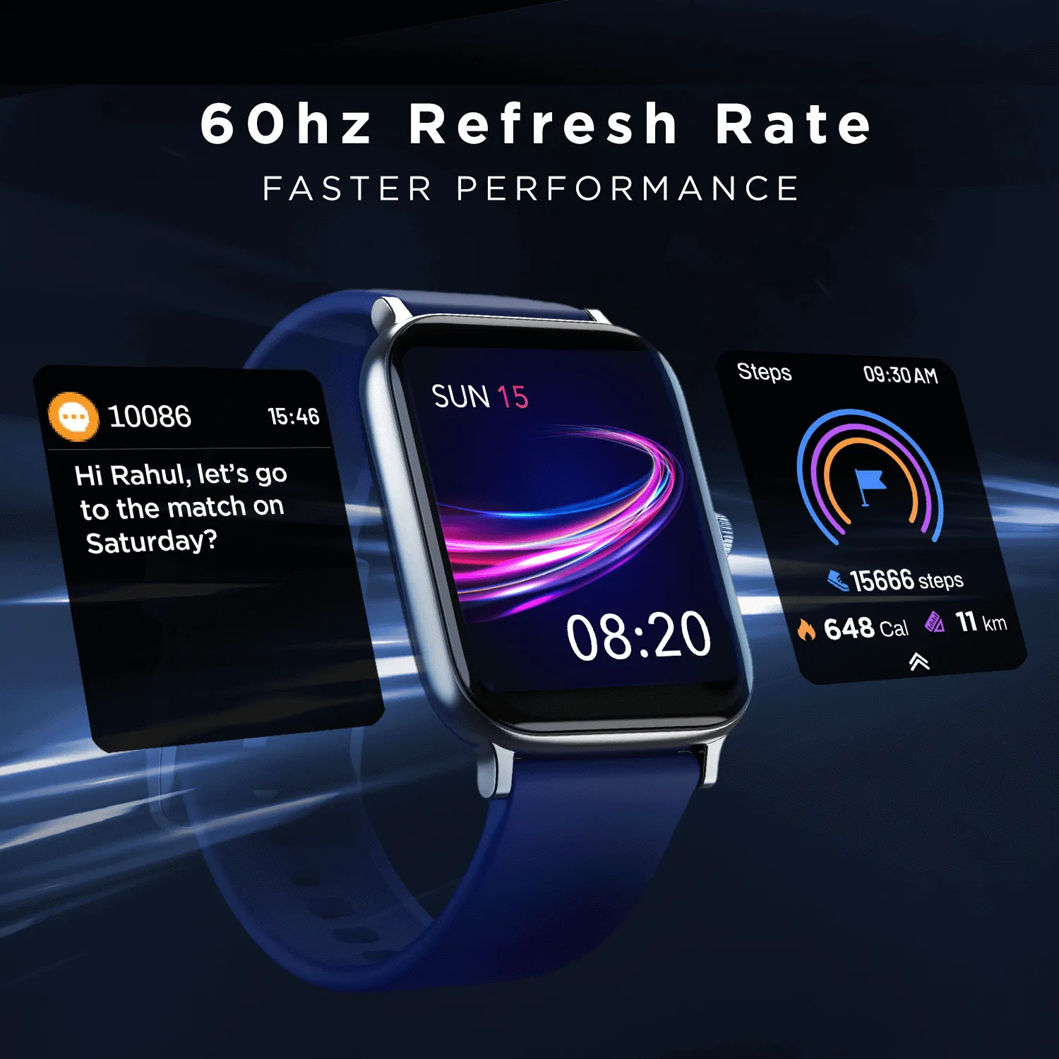 boAt Storm Pro Call | Bluetooth Calling Smartwatch with 1.78" (4.52cm) AMOLED 60Hz screen, IP68 dust & water resistance