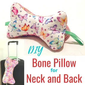 Bone-Shaped Neck Pillow Sewing Pattern : Digital Download- No Written Instrucions