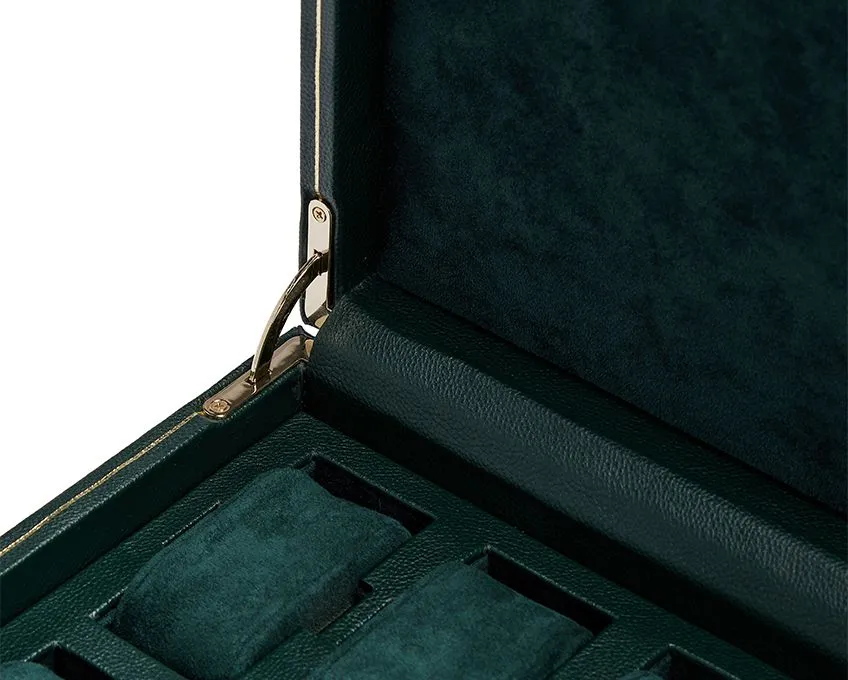 British Racing Green 8-Piece Watch Box