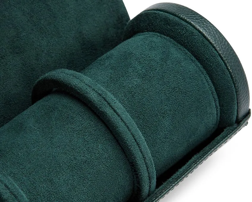 British Racing Triple Watch Roll, Green