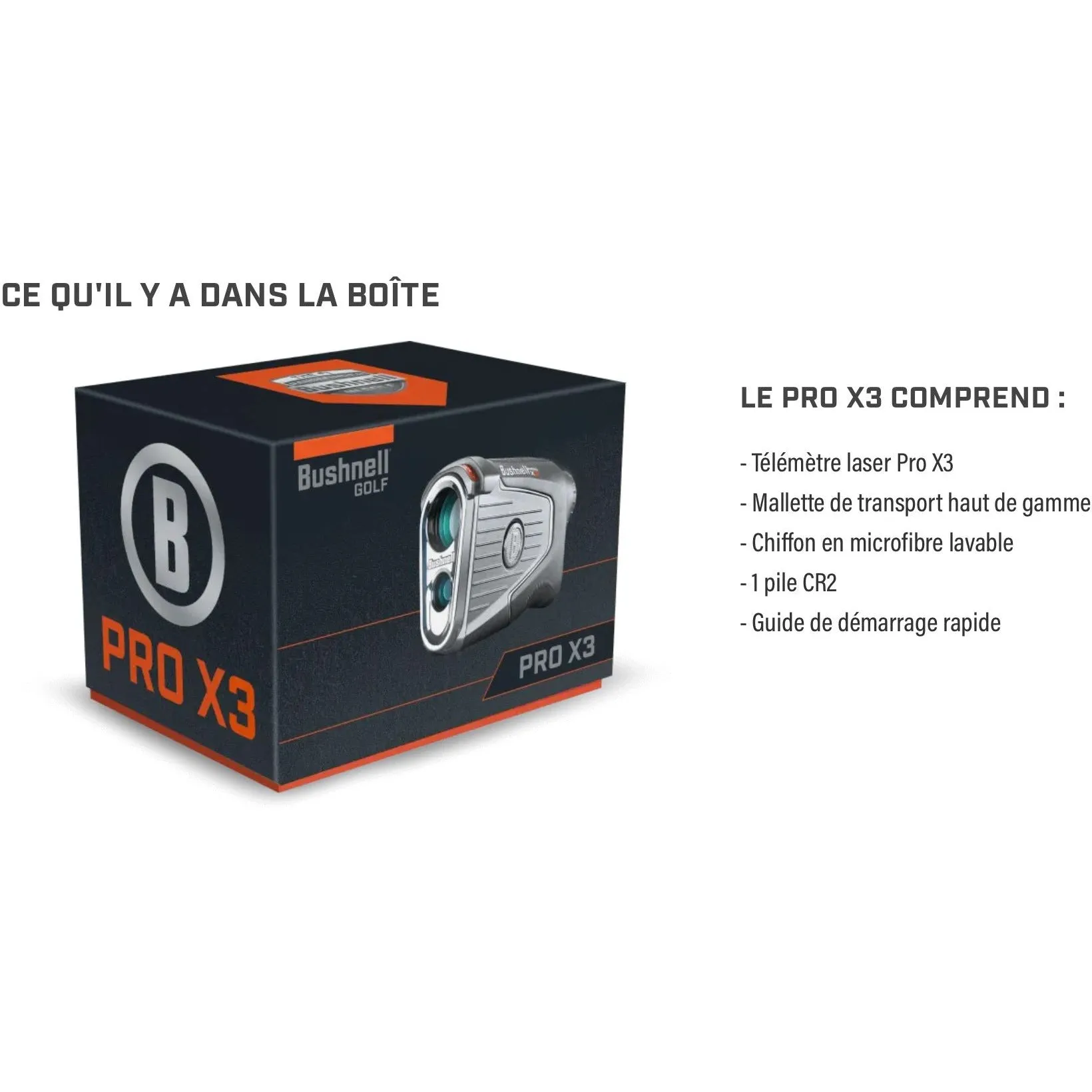 BUSHNELL Télémètre PRO X3