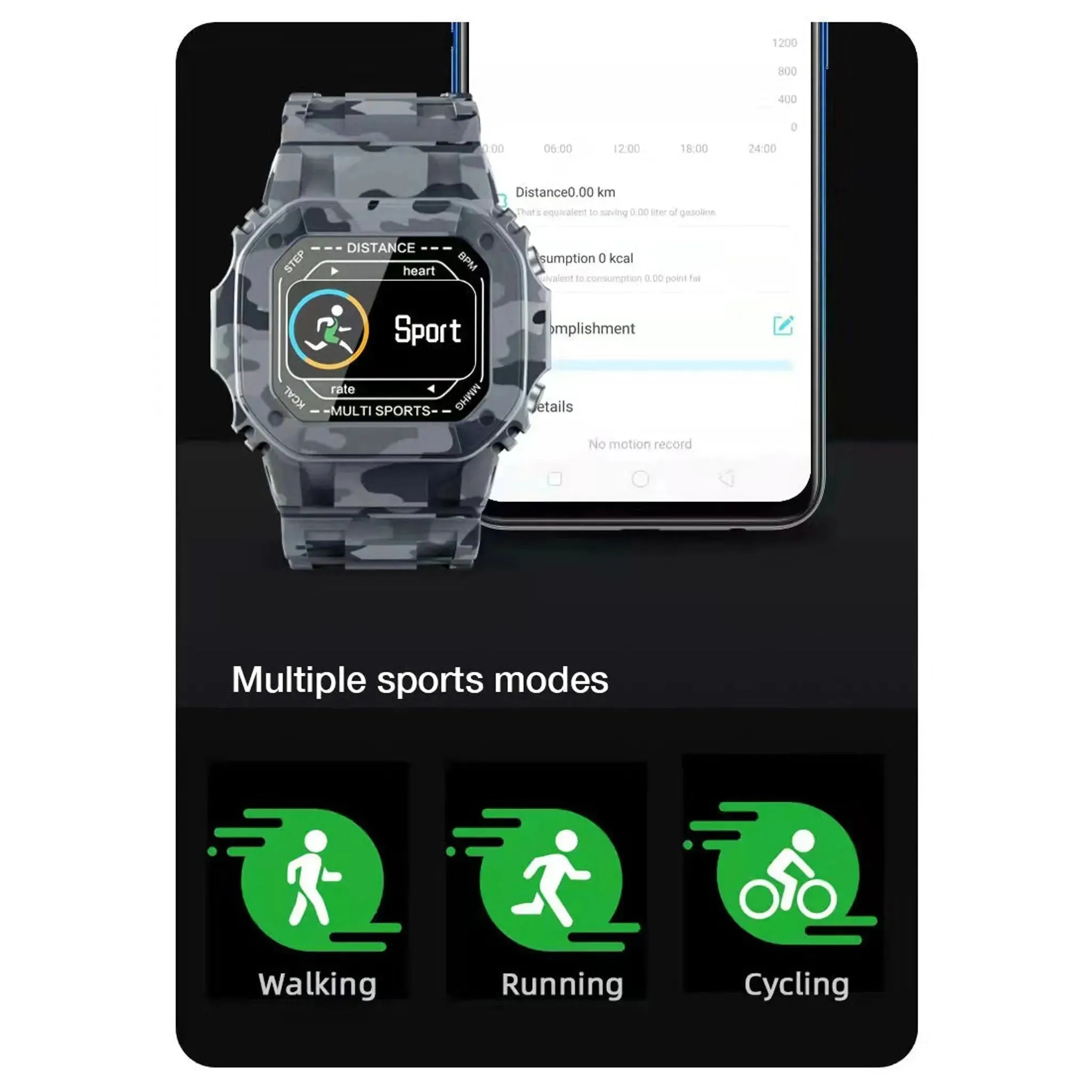 Cactus Watches | Nexus | Kids and Teens Smartwatch | Black