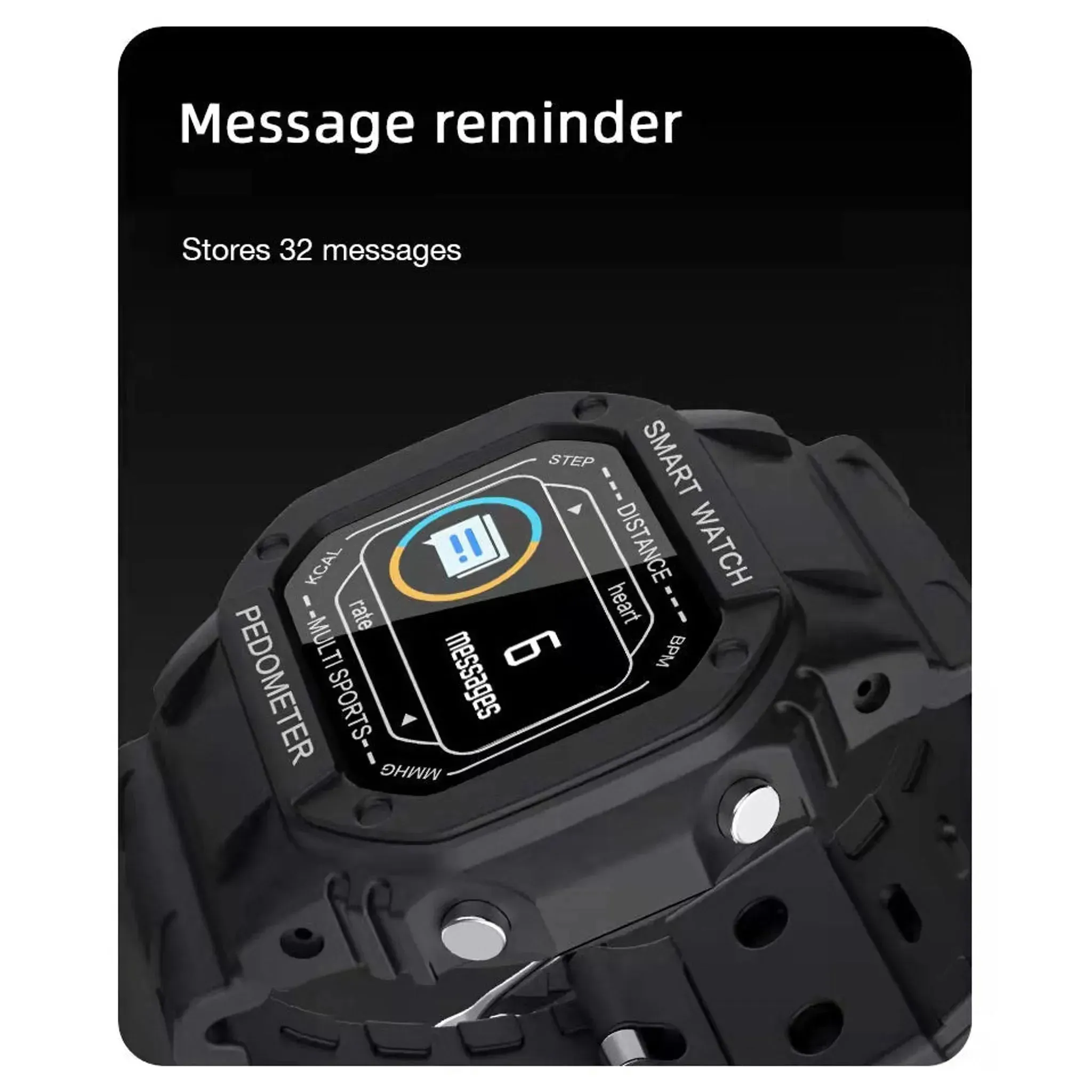 Cactus Watches | Nexus | Kids and Teens Smartwatch | Black
