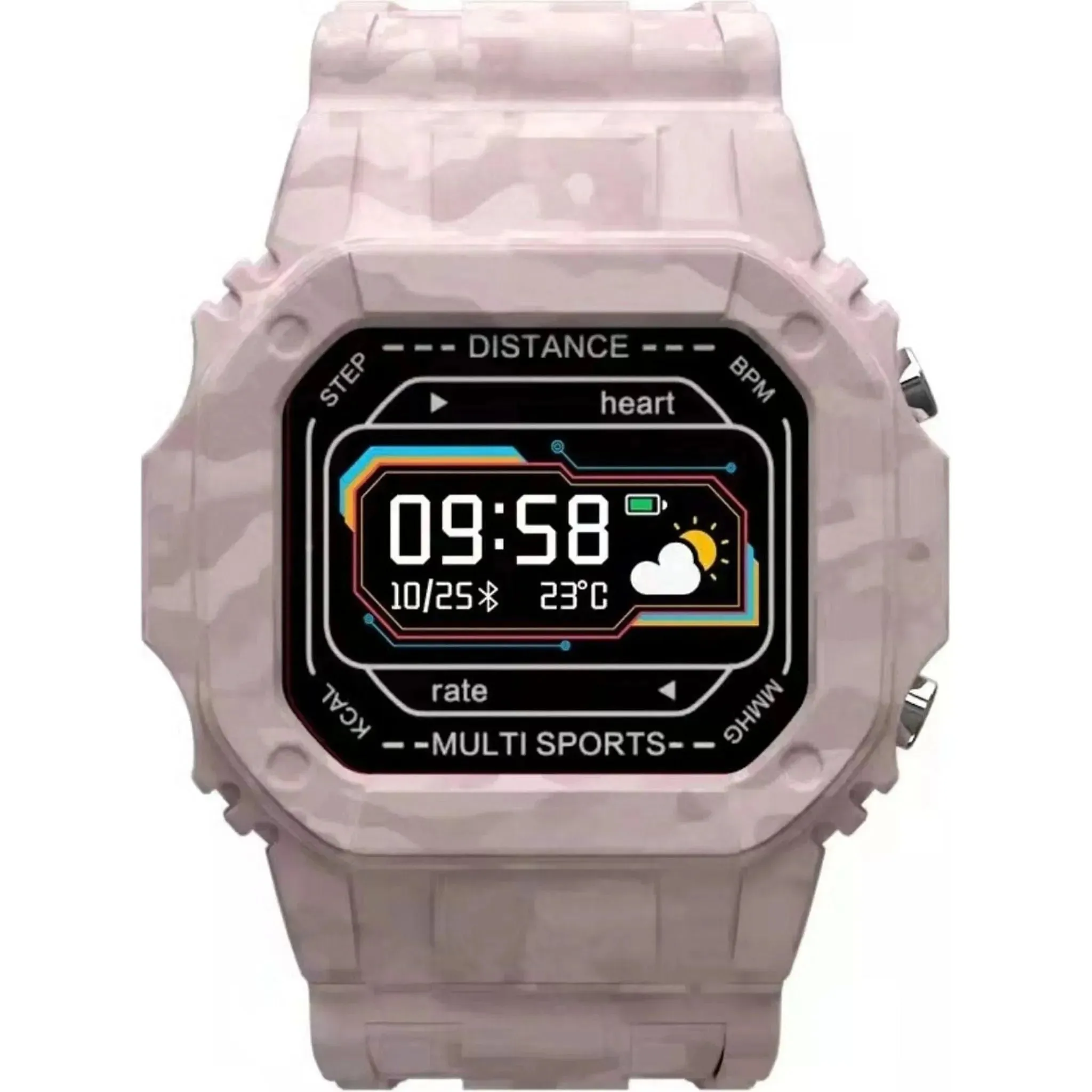 Cactus Watches | Nexus | Kids and Teens Smartwatch | Pink Camouflage