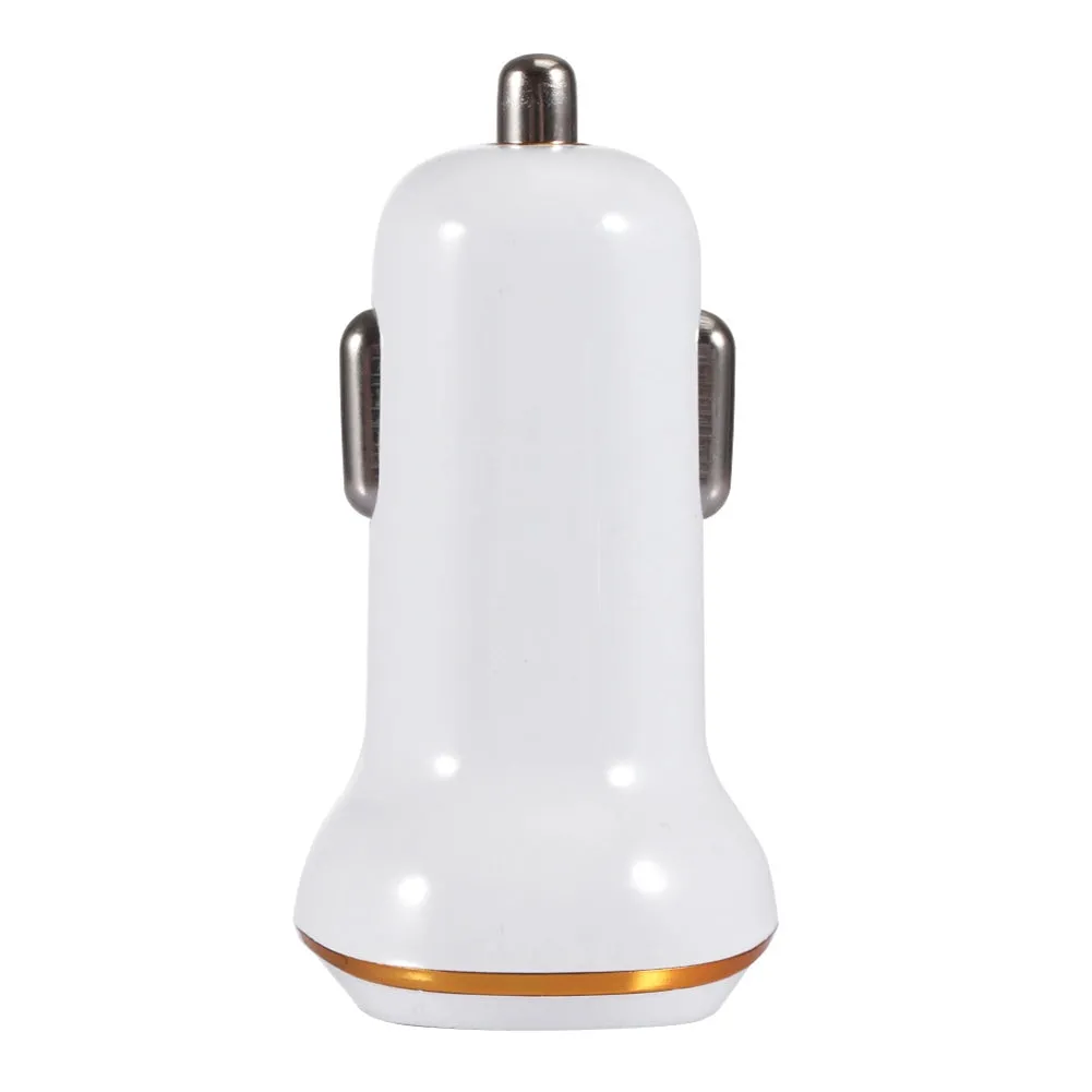 Car 3.1a Dual Usb Car Charger Led Portable Dc 12-24v Car Charger