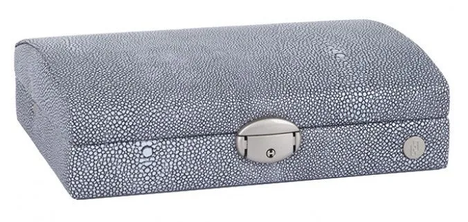 Caramia Reece Stingray Dome Jewellery Box | Grey