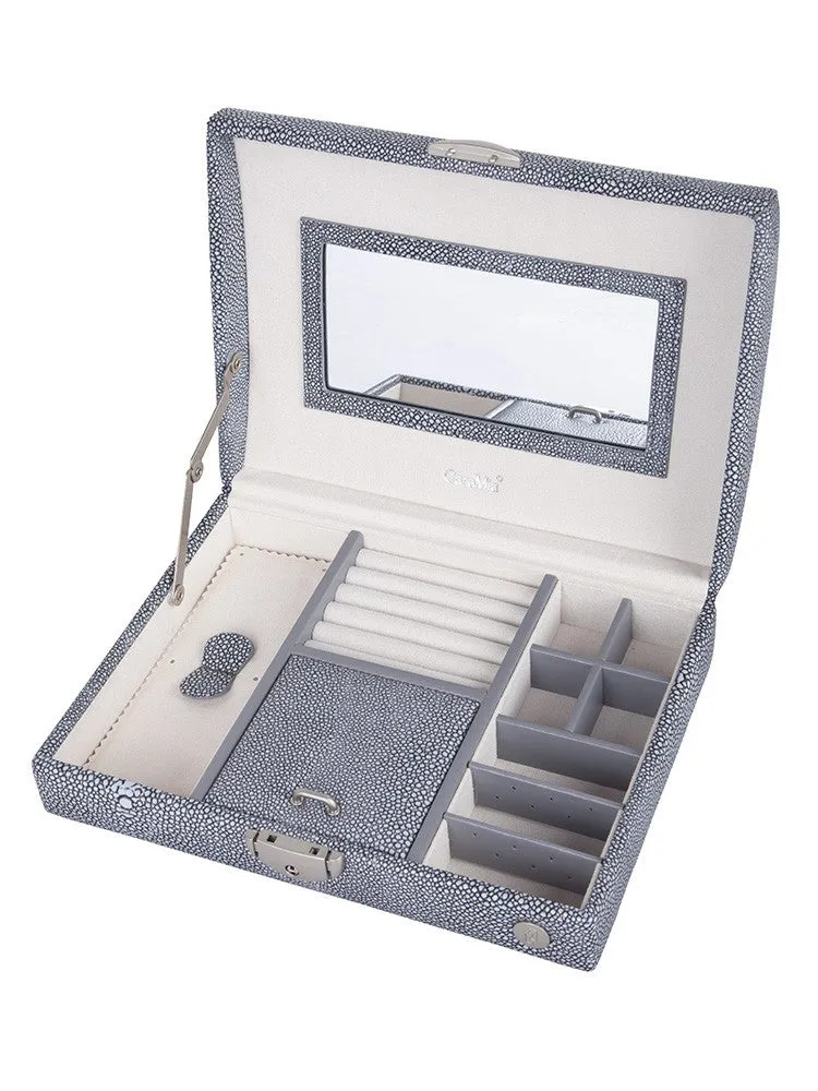 Caramia Reece Stingray Dome Jewellery Box | Grey
