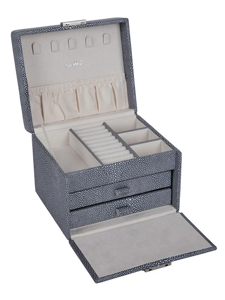 Caramia Reece Stingray Small Jewellery Box | Grey