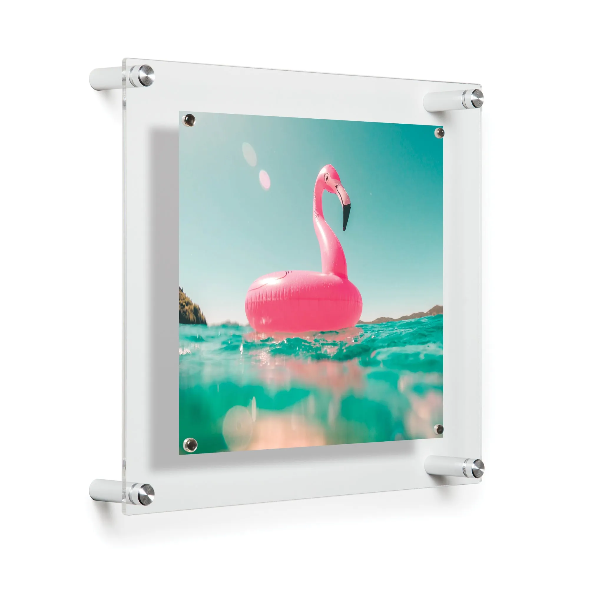 Case of Five 12" x 14" Single Panel Floating Frames
