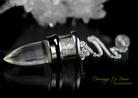 Clear Quartz Herkimer Diamond Crystal Pendulum