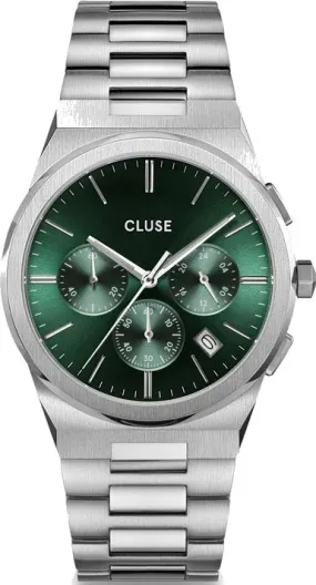 CLU Watch Vigoureux Chrono Green Silver