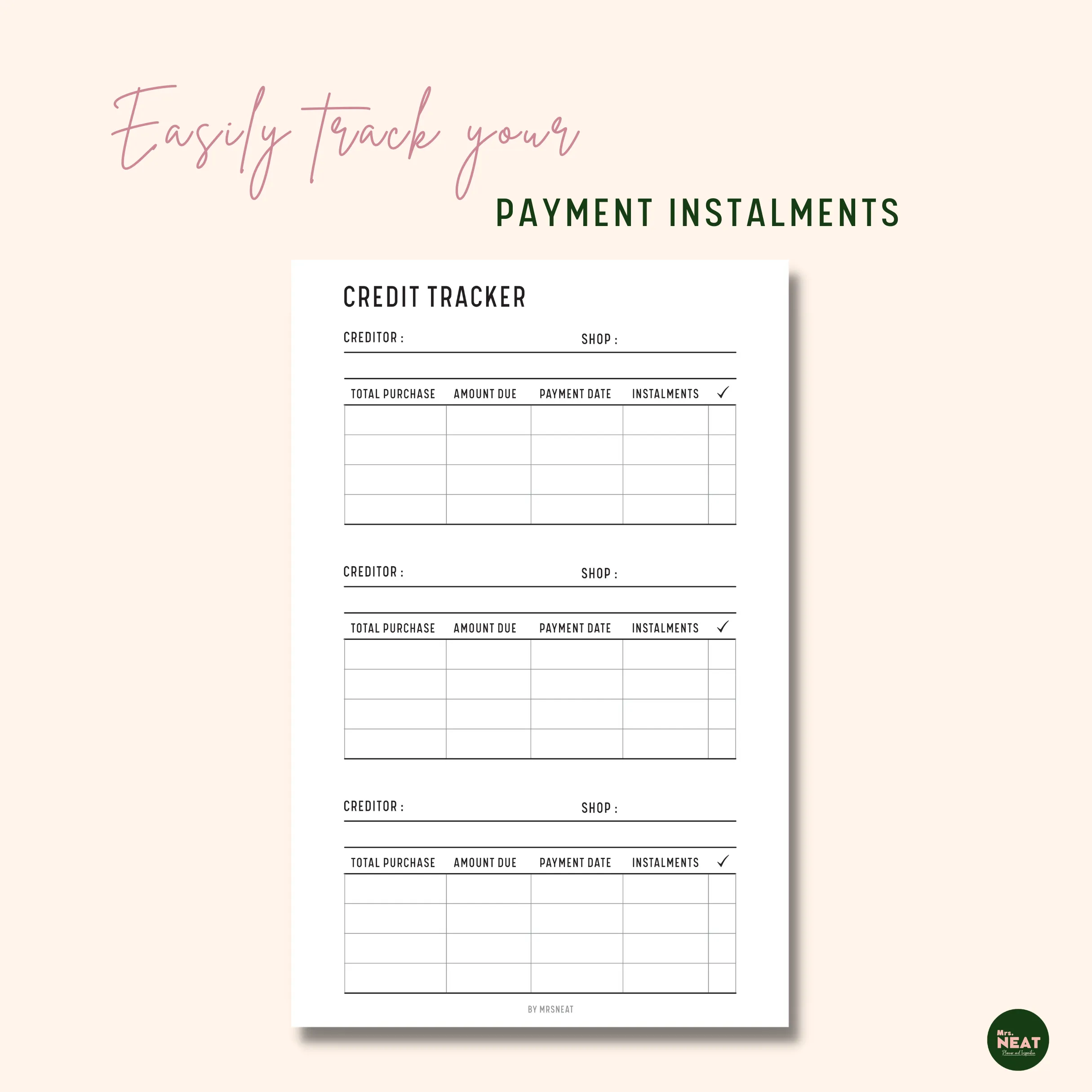 Credit Card Tracker - M009
