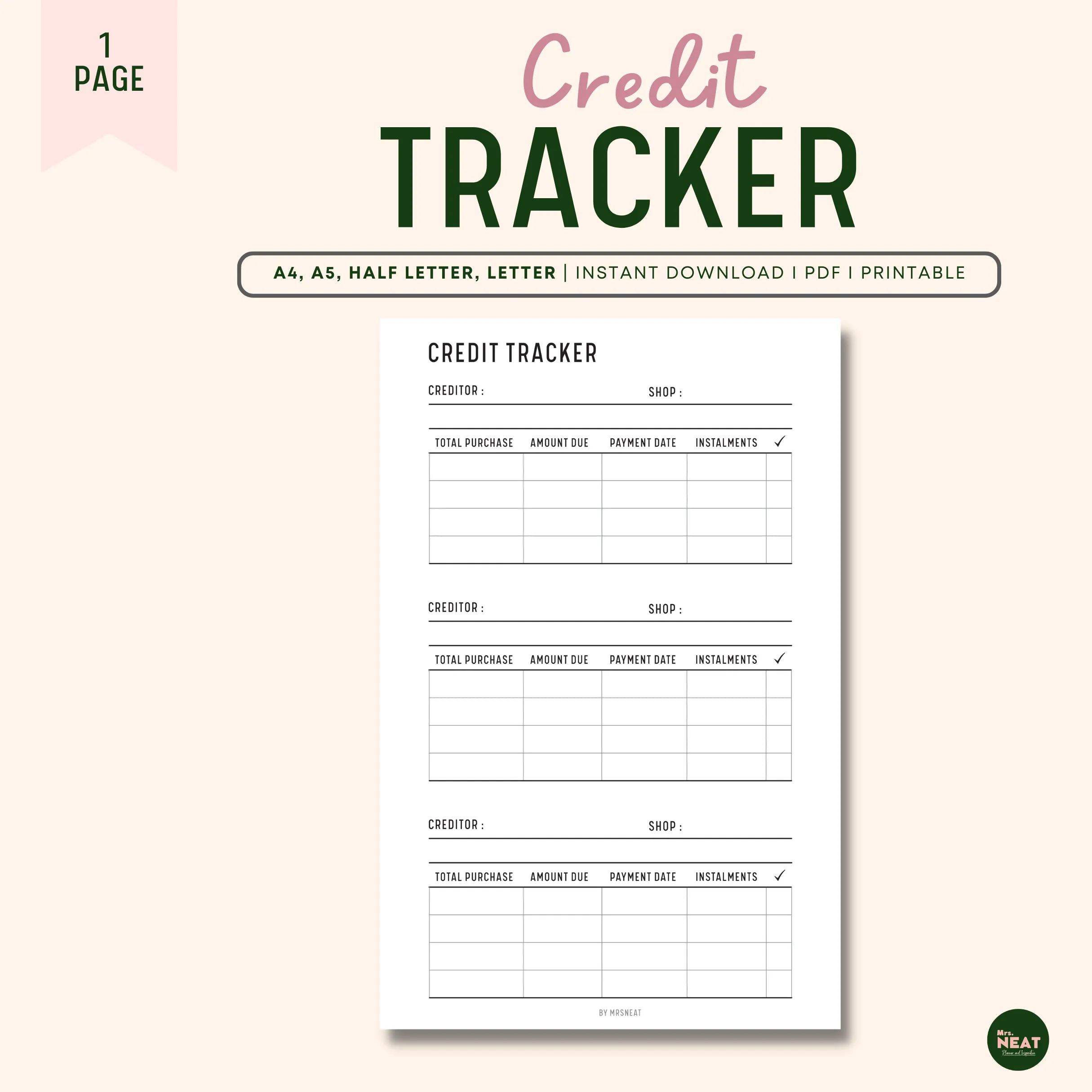 Credit Card Tracker - M009