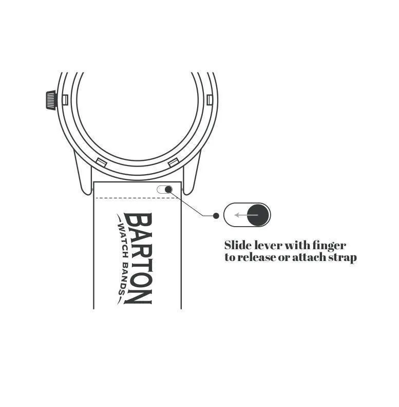 Crimson Red | Crafted Canvas by Barton Watch Bands