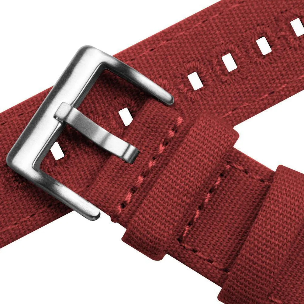 Crimson Red | Crafted Canvas by Barton Watch Bands