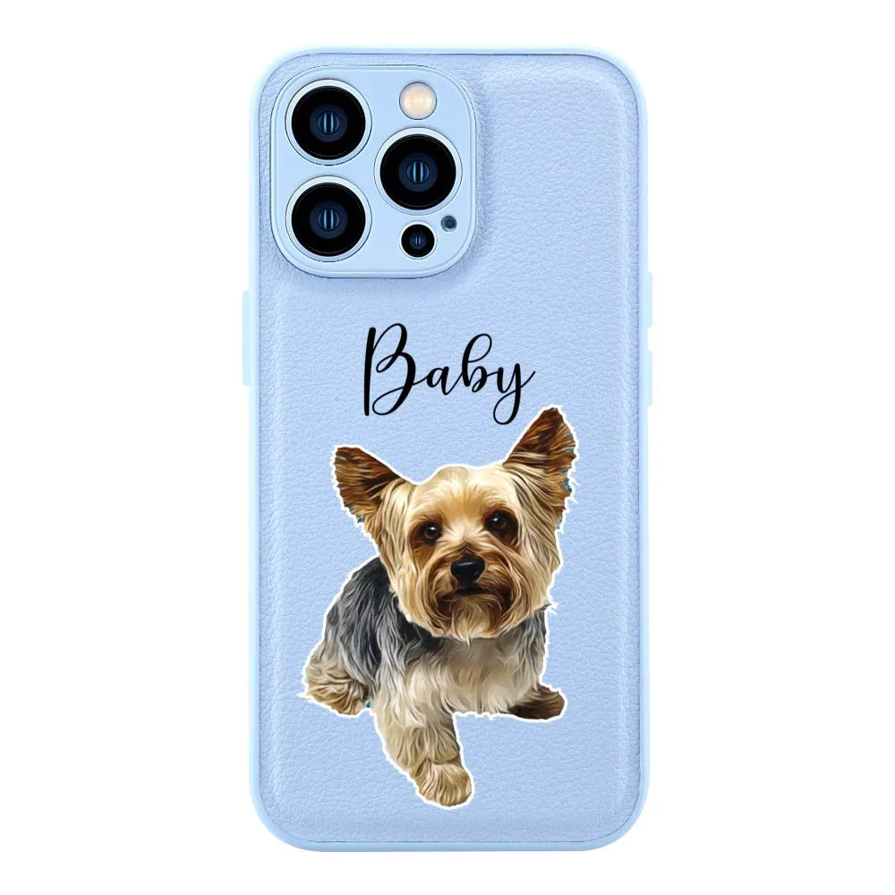 Custom Pet (PU leather) iPhone cases by SB
