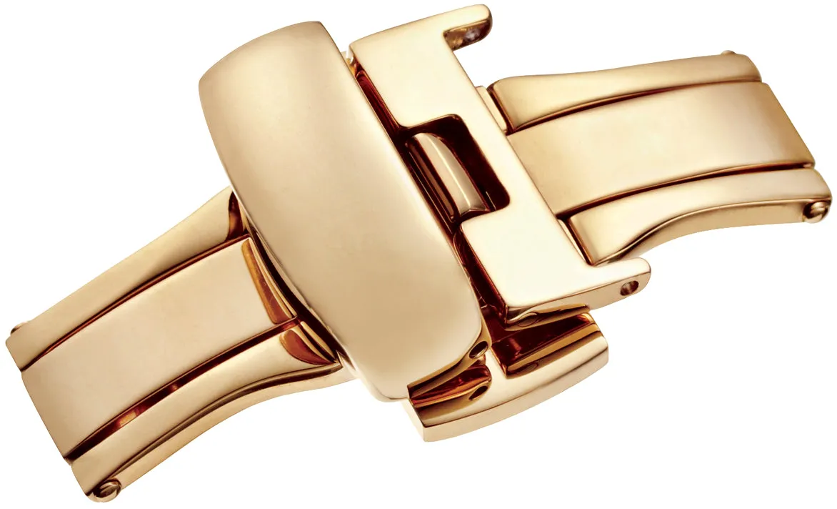Deployment Buckle with butterfly, side button release  D45