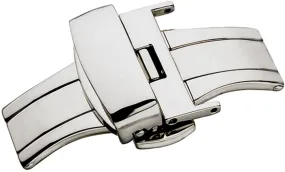 Deployment Buckle with butterfly, side button release  D45