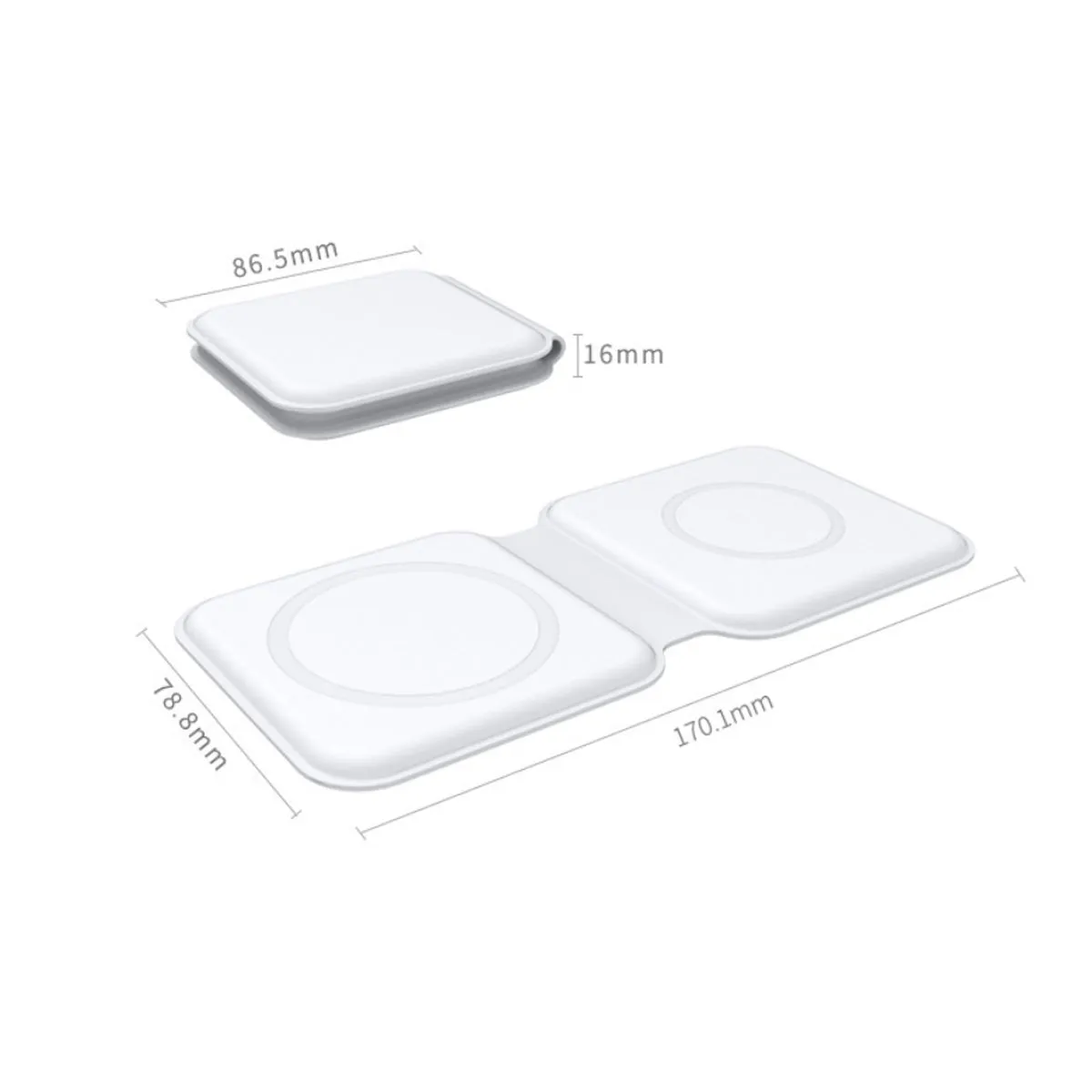 Duet Foldable 2-in-1 Wireless Charger For Apple iPhone Apple Watch