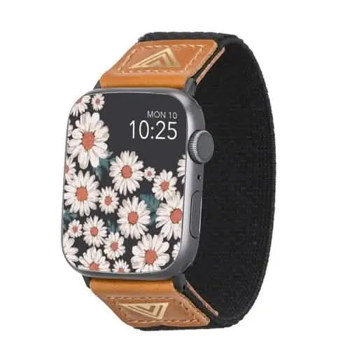 Elegant Inverness Premium Leather Apple Watch Bands