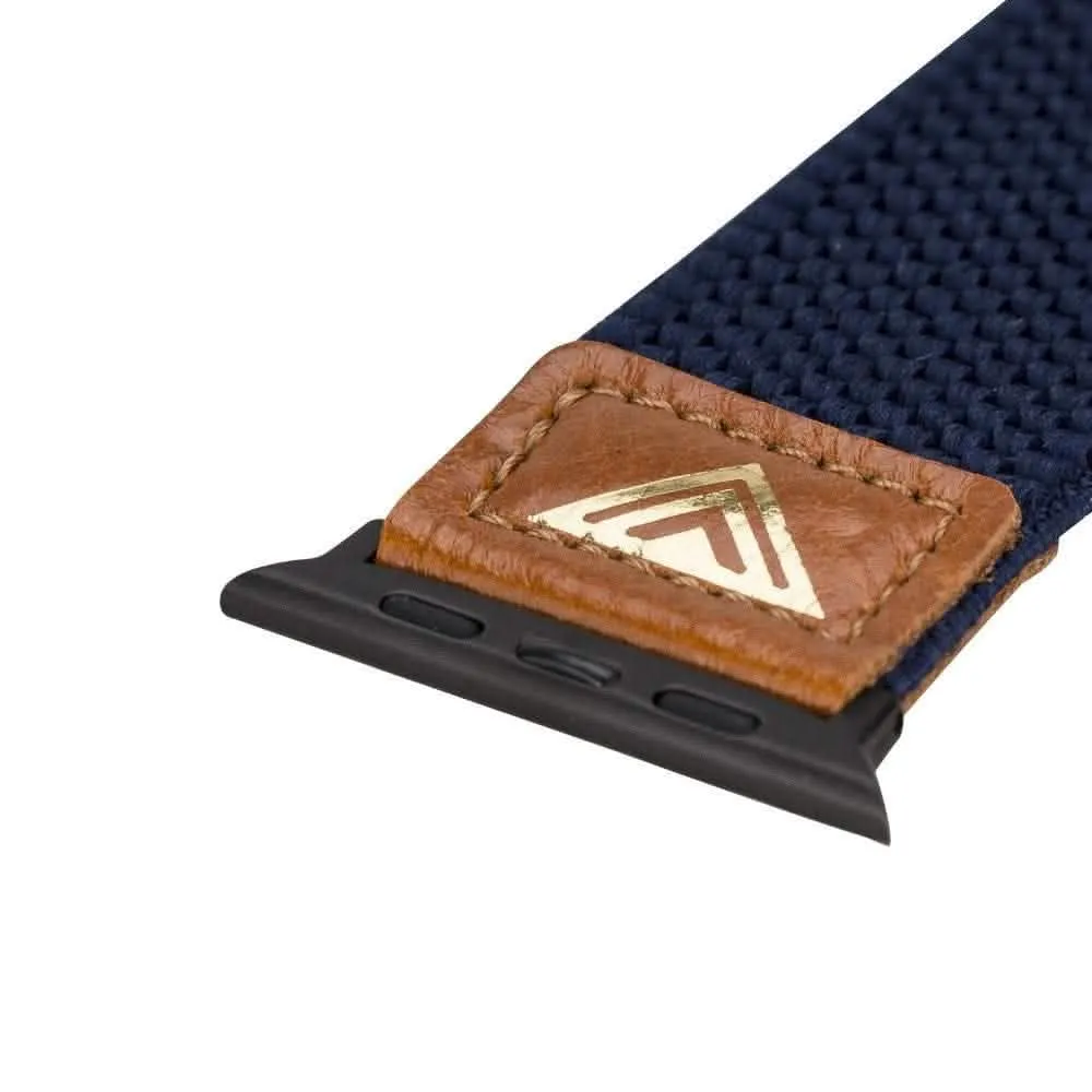 Elegant Inverness Premium Leather Apple Watch Bands