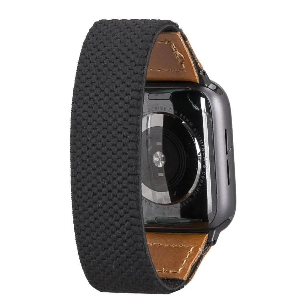 Elegant Inverness Premium Leather Apple Watch Bands