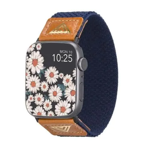 Elegant Inverness Premium Leather Apple Watch Bands
